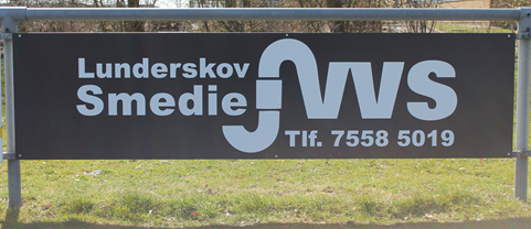 Lunderskov smedie bandereklame